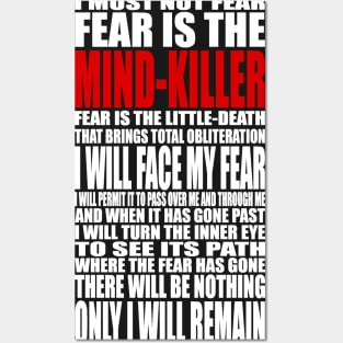 Dune Litany Against Fear Posters and Art